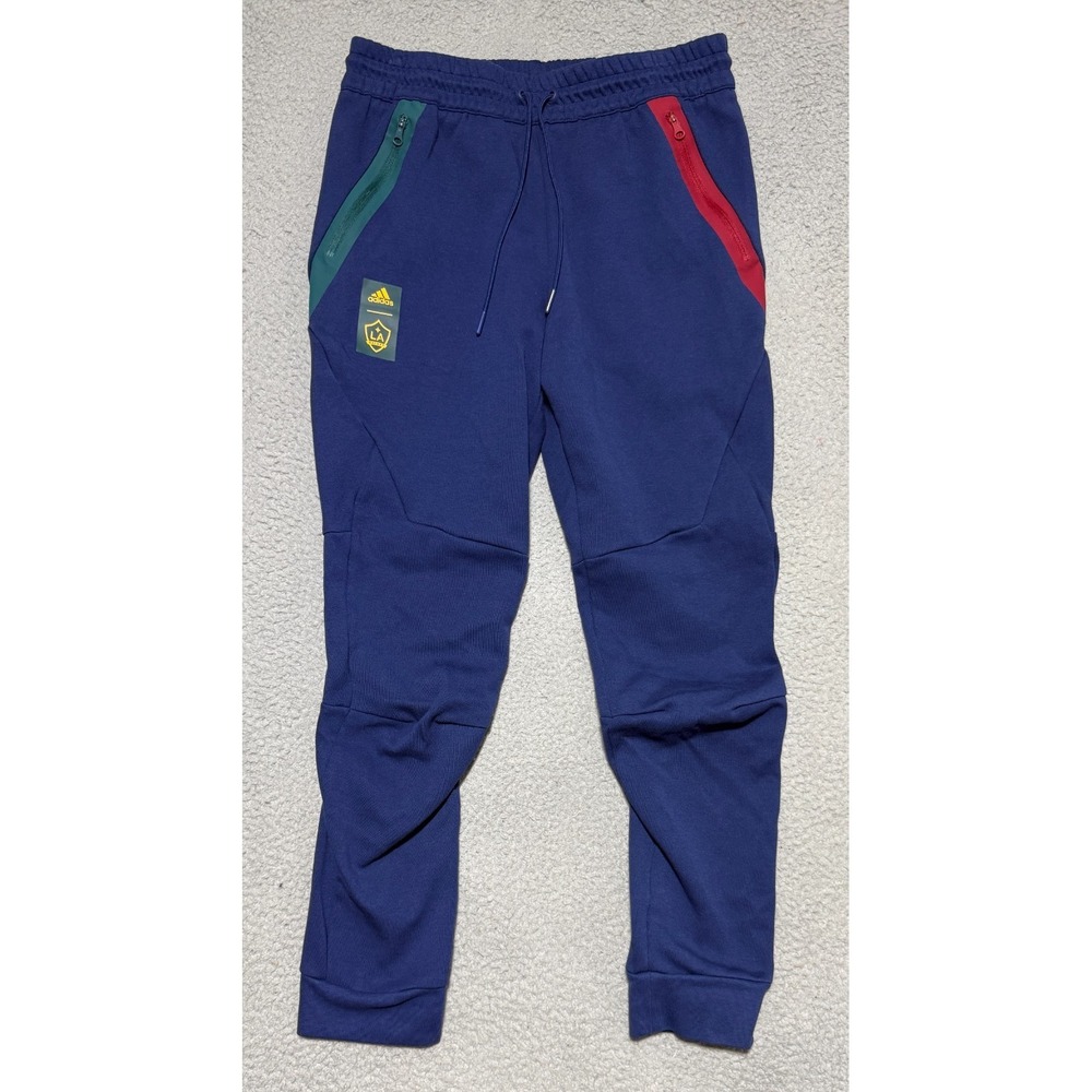 adidas LA Galaxy 2023 Player Club Travel Pants Mens size Medium